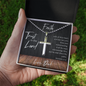 Faith Trust in the Lord From Father to Son Necklace