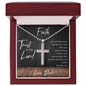Faith Trust in the Lord From Father to Son Necklace