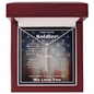 To Our Brave Soldier | The Lord is my Strength Cross Necklace