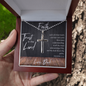 Faith Trust in the Lord From Father to Son Necklace