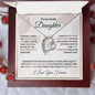 To My Lovely Daughter | Always In My Heart | Forever Love Necklace