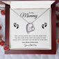 To My Mommy | In Your Arms | Forever Love Necklace
