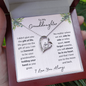 To My Granddaughter | The Gift of You | Forever Love Necklace