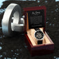 I'm Sorry For Hurting You | Black | Men's Openwork Watch