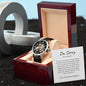 I'm Sorry For Hurting You | White | Men's Openwork Watch