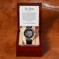 I'm Sorry For Hurting You | White | Men's Openwork Watch