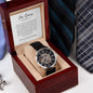 I'm Sorry For Hurting You | White | Men's Openwork Watch