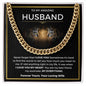To My Amazing Husband | Never Forget | Cuban Link Chain