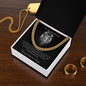 To My Husband Cuban Link Chain | God Doesn't Give the Hardest Battles