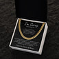 I'm Sorry For Hurting You | Black | Cuban Link Chain
