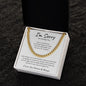 I'm Sorry For Hurting You | White | Cuban Link Chain