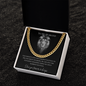 To My Husband Cuban Link Chain | God Doesn't Give the Hardest Battles