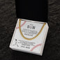 To My Son | Favorite Baseball Player | Cuban Link Chain