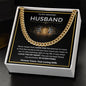To My Amazing Husband | Never Forget | Cuban Link Chain