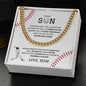 To My Son | Favorite Baseball Player | Cuban Link Chain