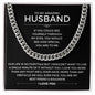 To My Husband | Through My Eyes | Cuban Link Chain