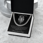 To My Husband Cuban Link Chain | God Doesn't Give the Hardest Battles