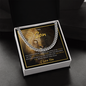 To My Son | Proud Lion | Cuban Link Chain