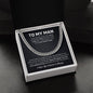 To My Man | Your Last Everything Black & White | Cuban Link Chain
