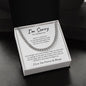 I'm Sorry For Hurting You | White | Cuban Link Chain