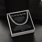 For We Live By Faith | Born of God (BLK) | Cuban Link Chain