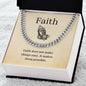 Faith | Praying Hands | Cuban Link Chain