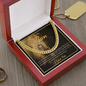 To My Son | Proud Lion | Cuban Link Chain