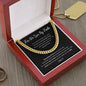 For We Live By Faith | Born of God (BLK) | Cuban Link Chain