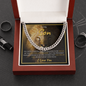 To My Son | Proud Lion | Cuban Link Chain