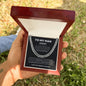 Personalized To My Man | I Gave My Heart To You | Cuban Link Chain