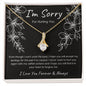 I'm Sorry for Hurting You | Black | Alluring Beauty Necklace