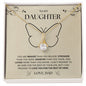 To My Daughter | Braver (Butterfly) | Alluring Beauty Necklacce