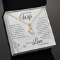 To My Beautiful Wife | You Are at the Heart of Everything | Alluring Beauty Necklace