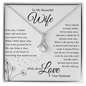 To My Beautiful Wife | You Are at the Heart of Everything | Alluring Beauty Necklace
