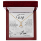 To My Beautiful Wife | You Are at the Heart of Everything | Alluring Beauty Necklace