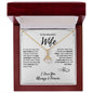 To My Beautiful Wife | The Day I Met You | Alluring Beauty Necklace