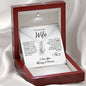To My Beautiful Wife | The Day I Met You | Alluring Beauty Necklace