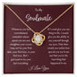 To My Soulmate | Remember Whose Queen You Are | Love Knot Necklace
