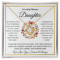In Loving Memory Daughter | You Did Not Go Alone | Love Knot Necklace