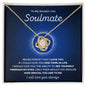 To My Smokin' Hot Soulmate | Never Forget | Love Knot Necklace
