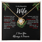 To My Beautiful Wife | Missing Piece | Love Knot Necklace