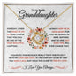 To My Lovely Granddaughter | Love and Light | Love Knot Necklace