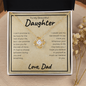 To My Beautiful Daughter | If I Had To Choose | Love Knot Necklace
