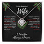 To My Beautiful Wife | Missing Piece | Love Knot Necklace