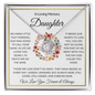 In Loving Memory Daughter | You Did Not Go Alone | Love Knot Necklace