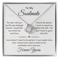 To My Soulmate | The Day I Met You My Life Changed | Love Knot Necklace
