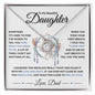 To my Beautiful Daughter | How Much You Mean To Me | Love Knot Necklace