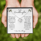 To My Granddaughter | I Didn't Give You The Gift of Life | Love Knot Necklace
