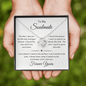 To My Soulmate | The Day I Met You My Life Changed | Love Knot Necklace