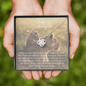 To My Granddaughter | This Old Lioness | Love Knot Necklace